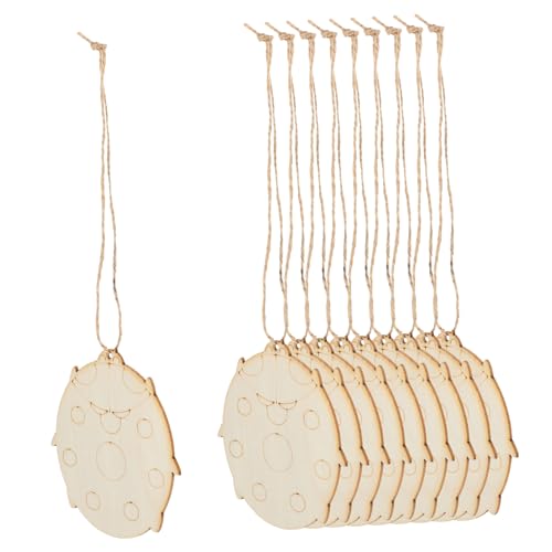 Housoutil 10 Stück Buntes Holzchiphandwerk Ausschnitte Unvollendet Klein Marienkäfer Zum Basteln Marienkäfer Hängende Dekorationen Marienkäfer- Marienkäferschnitte Marienkäfer von Housoutil