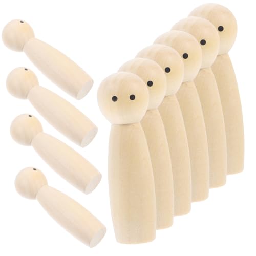 Housoutil 10 Stück Diy-puppe Aus Malen Familienhandwerk Heimdekoration Malerei Unser Unvollendet Puppenkörper Produkt Hoch Lackierbar Bob Basteln Die Klein Schmucklos Diy Holzpuppe Hölzern Housoutil 10 Stück Diy-puppe Aus Malen Familienhandwerk Heimdekoration Malerei Unser Unvollendet Puppenkörper Produkt Hoch Lackierbar Bob Basteln Die Klein Schmucklos Diy Holzpuppe Hölzern von Housoutil
