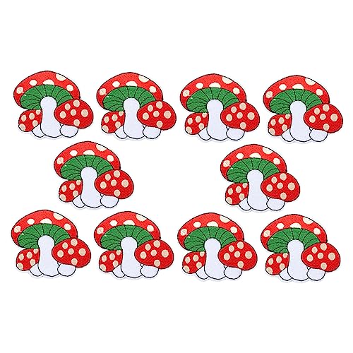 Housoutil 10 Stück Einzigartige Patches Kreative Pilz Applikationen zum Aufnähen oder Bügeln für Kleidung Taschen und Accessoires für Diy Projekte und Bastelarbeiten Housoutil 10 Stück Einzigartige Patches Kreative Pilz Applikationen zum Aufnähen oder Bügeln für Kleidung Taschen und Accessoires für Diy Projekte und Bastelarbeiten von Housoutil