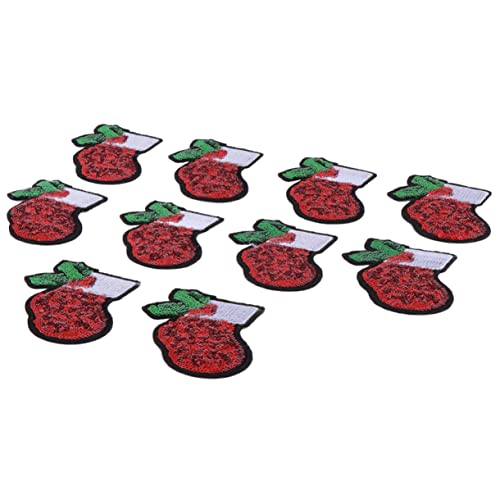 Housoutil 10 Stück Gestickter Stoffaufnäher Bestickt Bügeleisen Flicken Nähen Aufnäher Nähen Weihnachtsapplikation Weihnachts-stoffpatch Stoffflicken Für Kleidung Stickerei Pailletten Housoutil 10 Stück Gestickter Stoffaufnäher Bestickt Bügeleisen Flicken Nähen Aufnäher Nähen Weihnachtsapplikation Weihnachts-stoffpatch Stoffflicken Für Kleidung Stickerei Pailletten von Housoutil
