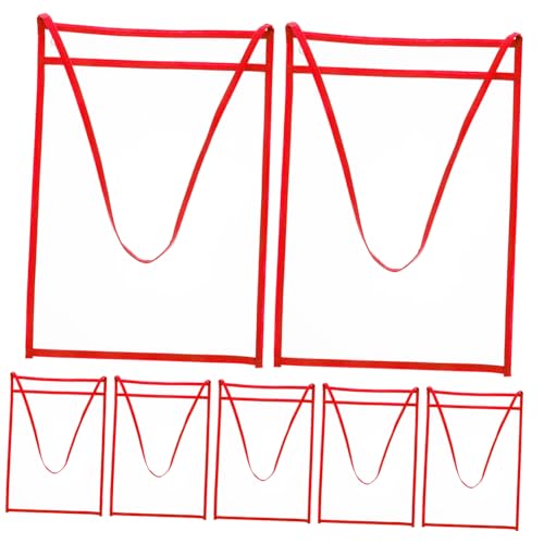 Housoutil 10 Stück Löschbare Aktentasche Übergroße, Trocken Abwischbare Taschen Datei Unterlagen Stationäre Lieferungen Transparent Durchsichtige, Trocken Abwischbare Hülle Polyester Rot Housoutil 10 Stück Löschbare Aktentasche Übergroße, Trocken Abwischbare Taschen Datei Unterlagen Stationäre Lieferungen Transparent Durchsichtige, Trocken Abwischbare Hülle Polyester Rot von Housoutil