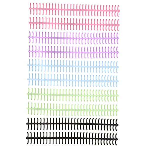 Housoutil 10 Stück Lose Blatts Pule Ringordner Für Lose Blätter Buchbinder Aus Papier Breites Liniertes Loses Blatt Spiral- Ringe Schlüssel Loseblattbindung Notizbuch Stichworte Colorful Abs von Housoutil