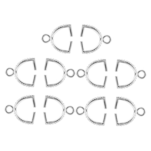 Housoutil 10 Stück Melonensamen Schnalle Für Armbänder Schmuck Armbandverschlüsse Anhängerklemmen Anhängerverschlüsse Halsketten Schnalle Bügelperlen Charms Schlüsselanhänger von Housoutil