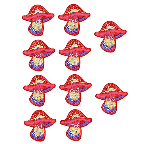 Housoutil 10 Stück Niedliche Gestickte Patches für Kleidung Diy Applikationen für Taschen Jeans Hüte und Mehr Einfach Aufzubügeln oder Aufzunähen Langlebig und Vielseitig Einsetzbar von Housoutil