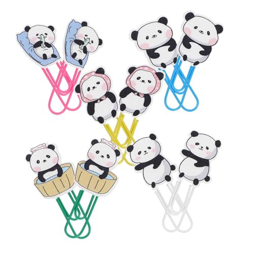 Housoutil 10 Stück Panda -papierclip -lesezeichen Deko Büroklammern Bürobedarf Büroklammer-karikatur Büroklammer-memo Cartoon-clip Lesezeichenklammern Aus Papier Papierclips Umspritzen Housoutil 10 Stück Panda -papierclip -lesezeichen Deko Büroklammern Bürobedarf Büroklammer-karikatur Büroklammer-memo Cartoon-clip Lesezeichenklammern Aus Papier Papierclips Umspritzen von Housoutil