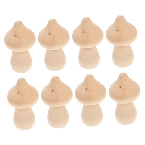 Housoutil 10 Stück Pilz-Ornament aus Holz Miniatur Pilzdekoration für den Außenbereich Mini-Pilzmodell Schild Pilze Holzhandwerksvorräte unfertiges Pilzmodell Pilzkugeln Housoutil 10 Stück Pilz-Ornament aus Holz Miniatur Pilzdekoration für den Außenbereich Mini-Pilzmodell Schild Pilze Holzhandwerksvorräte unfertiges Pilzmodell Pilzkugeln von Housoutil