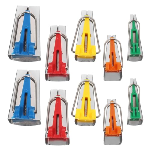Housoutil 10 Stück Professioneller Bias Tape Maker für Präzises Einfassen und Trimmen für Quilten Bekleidungsnäherei und Diy Projekte Housoutil 10 Stück Professioneller Bias Tape Maker für Präzises Einfassen und Trimmen für Quilten Bekleidungsnäherei und Diy Projekte von Housoutil