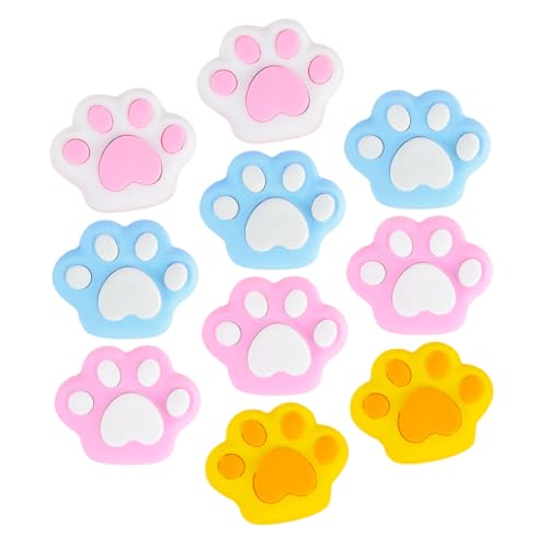 Housoutil 10 Stück Radiergummi für Katzen pfoten von Housoutil