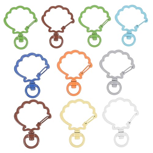 Housoutil 10 Stück Rotierbare Karabiner Ringe Multifunktionale Schlüsselringe für Taschen und Handtaschenzubehör für DIY Projekte und Bastelarbeiten Housoutil 10 Stück Rotierbare Karabiner Ringe Multifunktionale Schlüsselringe für Taschen und Handtaschenzubehör für DIY Projekte und Bastelarbeiten von Housoutil