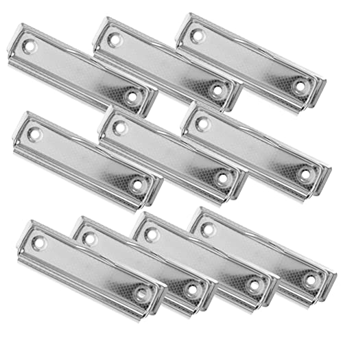 Housoutil 10 Stück Schreibblockhalter Klemmbretter Für Zwischenablagen Kleine Klemmbretter Wohnung Clip Blau Büro Bunt Klemmbrett Mit Speicher Dokumentieren Silver Aluminiumlegierung Housoutil 10 Stück Schreibblockhalter Klemmbretter Für Zwischenablagen Kleine Klemmbretter Wohnung Clip Blau Büro Bunt Klemmbrett Mit Speicher Dokumentieren Silver Aluminiumlegierung von Housoutil