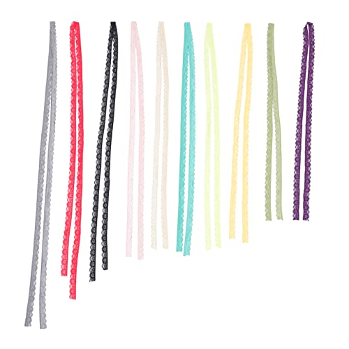 Housoutil 10 Stück Spitzenspitzenstoff Band Zum Verpacken Dünnes Spitzenband Spitzenbesatz Nähen Hochzeit Trimmt Kleidung Schnürsenkel Dekorativ Stoffband Handwerk Polyester Housoutil 10 Stück Spitzenspitzenstoff Band Zum Verpacken Dünnes Spitzenband Spitzenbesatz Nähen Hochzeit Trimmt Kleidung Schnürsenkel Dekorativ Stoffband Handwerk Polyester von Housoutil
