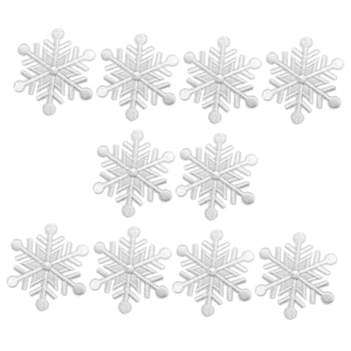Housoutil 10 Stück Stoffmontage Dekoration Flecken Dekorationen Schneeflocken Tuch Stickerei Weihnachten Aufkleber Groß Taschenaufnäher Klein Kleiden Bestickt Rayon Weiß Housoutil 10 Stück Stoffmontage Dekoration Flecken Dekorationen Schneeflocken Tuch Stickerei Weihnachten Aufkleber Groß Taschenaufnäher Klein Kleiden Bestickt Rayon Weiß von Housoutil