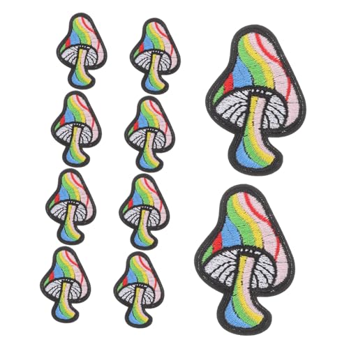 Housoutil 10 Stück Stoffpatch bestickt Kleiderflicken Kleidungsflicken Flicken nähen Flecken Flicken für Kleidung Flicken aufnähen Aufnäher für Kleidung Pilzstickerei Mantelflicken Polyester Housoutil 10 Stück Stoffpatch bestickt Kleiderflicken Kleidungsflicken Flicken nähen Flecken Flicken für Kleidung Flicken aufnähen Aufnäher für Kleidung Pilzstickerei Mantelflicken Polyester von Housoutil