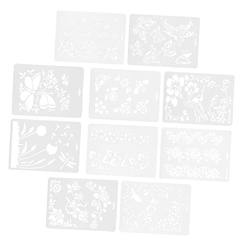 Housoutil 10 Stück Teiliges Blütenmalerei Schablonen für Wiederverwendbare Malvorlagen Diy Bastel Schablonen Hochwertigem Material für Kreative Projekte Wänden und Fotoalben Housoutil 10 Stück Teiliges Blütenmalerei Schablonen für Wiederverwendbare Malvorlagen Diy Bastel Schablonen Hochwertigem Material für Kreative Projekte Wänden und Fotoalben von Housoutil