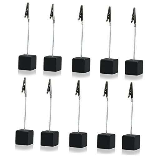 Housoutil 10 Stück Teiliges Cube Memo Clip Halter Schwarz für Büro und Zuhause aus zur Organisation von Notizen und Aufgaben Housoutil 10 Stück Teiliges Cube Memo Clip Halter Schwarz für Büro und Zuhause aus zur Organisation von Notizen und Aufgaben von Housoutil