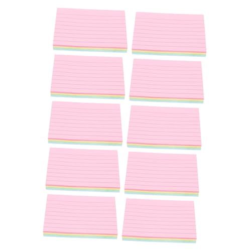 Housoutil 10 Stück Teiliges Farbige Haftnotizen Selbstklebend Glattes Schreiben für Bürobedarf und Schule Praktische Notizblätter für Kreative Organisation und Planung Housoutil 10 Stück Teiliges Farbige Haftnotizen Selbstklebend Glattes Schreiben für Bürobedarf und Schule Praktische Notizblätter für Kreative Organisation und Planung von Housoutil