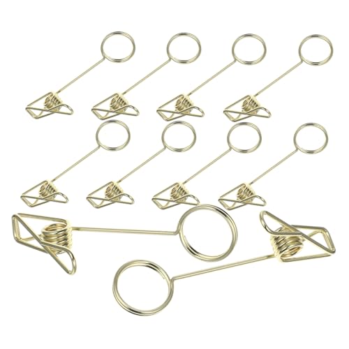 Housoutil 10 Stück Teiliges Foto Clip Halter Kreative Tischkartenhalter für Memo Fotos und Notizen für Hochzeiten Partys und Bürodekoration Robuste Metallkonstruktion Roségold Housoutil 10 Stück Teiliges Foto Clip Halter Kreative Tischkartenhalter für Memo Fotos und Notizen für Hochzeiten Partys und Bürodekoration Robuste Metallkonstruktion Roségold von Housoutil