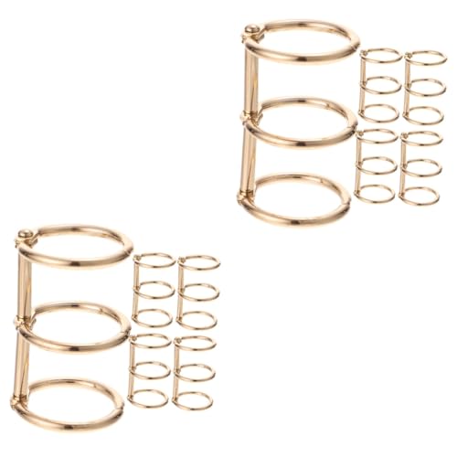 Housoutil 10 Stück Teiliges Goldene Metallbuchringe Langlebige Binder Ringe für Lose DIY Notizbuch und Ordner Ersatz für Büro Schule und Künstler Housoutil 10 Stück Teiliges Goldene Metallbuchringe Langlebige Binder Ringe für Lose DIY Notizbuch und Ordner Ersatz für Büro Schule und Künstler von Housoutil