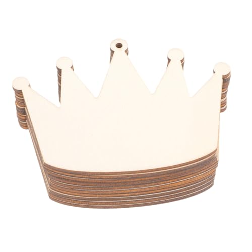 Housoutil 10 Stück Teiliges Holzkrone Anhänger für Diy Schmuckherstellung Dekorative Armband und Halskettenaccessoires für Kreative Bastelprojekte Rundes Holzdesign Housoutil 10 Stück Teiliges Holzkrone Anhänger für Diy Schmuckherstellung Dekorative Armband und Halskettenaccessoires für Kreative Bastelprojekte Rundes Holzdesign von Housoutil