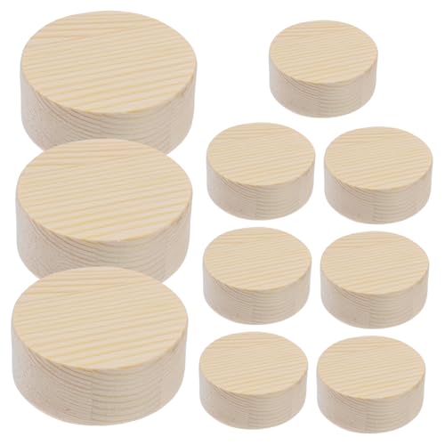 Housoutil 10 Stück Teiliges Holzscheiben zum Handbemalen Runde Diy Holzchips Natürlichem Kiefernholz Durchmesser Dicke für Kreative Bastelprojekte und Dekorationen Housoutil 10 Stück Teiliges Holzscheiben zum Handbemalen Runde Diy Holzchips Natürlichem Kiefernholz Durchmesser Dicke für Kreative Bastelprojekte und Dekorationen von Housoutil