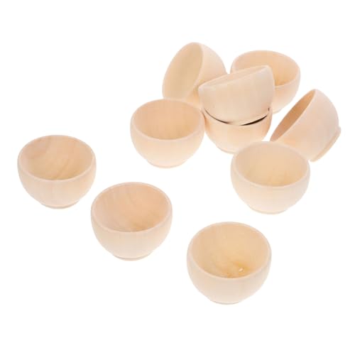 Housoutil 10 Stück Teiliges Kleine Holzschalen Naturbelassen zum Bemalen Kreative DIY Holzschüssel Bastelware für Dekoration und Handwerk Glatt Geschliffen Langlebig Vielseitig Einsetzbar Housoutil 10 Stück Teiliges Kleine Holzschalen Naturbelassen zum Bemalen Kreative DIY Holzschüssel Bastelware für Dekoration und Handwerk Glatt Geschliffen Langlebig Vielseitig Einsetzbar von Housoutil
