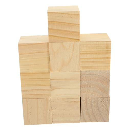 Housoutil 10 Stück Teiliges Kleine Naturbelassene Holzklötze aus Birke Quadratische Handgefertigte Holzwürfel für Basteln DIY Holzblock Kunstprojekte und Dekoration Housoutil 10 Stück Teiliges Kleine Naturbelassene Holzklötze aus Birke Quadratische Handgefertigte Holzwürfel für Basteln DIY Holzblock Kunstprojekte und Dekoration von Housoutil