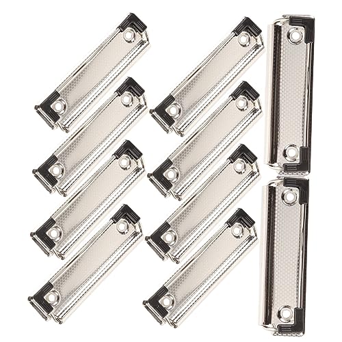 Housoutil 10 Stück Teiliges Klemmbrett Clips Multifunktionale Büroklammern für Dokumente Robuste Bürobedarf mit Einfachem Befestigungsmechanismus für Büro Schule und Zuhause Housoutil 10 Stück Teiliges Klemmbrett Clips Multifunktionale Büroklammern für Dokumente Robuste Bürobedarf mit Einfachem Befestigungsmechanismus für Büro Schule und Zuhause von Housoutil