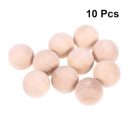 Housoutil 10 Stück Teiliges Massive Holzkugeln Durchmesser Naturfarbene Bemalte Runde Holzperlen für DIY Schmuck Bastelarbeiten Dekoration und Manuelle Kreativprojekte Housoutil 10 Stück Teiliges Massive Holzkugeln Durchmesser Naturfarbene Bemalte Runde Holzperlen für DIY Schmuck Bastelarbeiten Dekoration und Manuelle Kreativprojekte von Housoutil