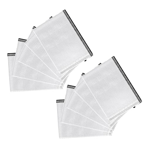 Housoutil 10 Stück Teiliges Mesh File Bags Wasserdichte Reißverschluss Taschen für Dokumente für Büro Schule Reisen und Hochwertiges PVC Leicht und Langlebig Housoutil 10 Stück Teiliges Mesh File Bags Wasserdichte Reißverschluss Taschen für Dokumente für Büro Schule Reisen und Hochwertiges PVC Leicht und Langlebig von Housoutil