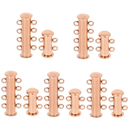 Housoutil 10 Stück Teiliges Schmuckverbinder für Mehrere Halsketten Langlebige Rostfreie Metallverschlüsse zum Verhindern von Verheddern Geeignet für Dünne Armbänder und Ketten DIY Housoutil 10 Stück Teiliges Schmuckverbinder für Mehrere Halsketten Langlebige Rostfreie Metallverschlüsse zum Verhindern von Verheddern Geeignet für Dünne Armbänder und Ketten DIY von Housoutil