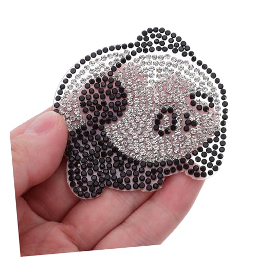 Housoutil 10 Stück Teiliges Selbstklebende Stickerei Patches Panda-motiv mit Bambus DIY Applikationen für Kleidung Hüte Rucksäcke Schuhe Vielseitige Dekorative Stoffaufnäher für von Housoutil