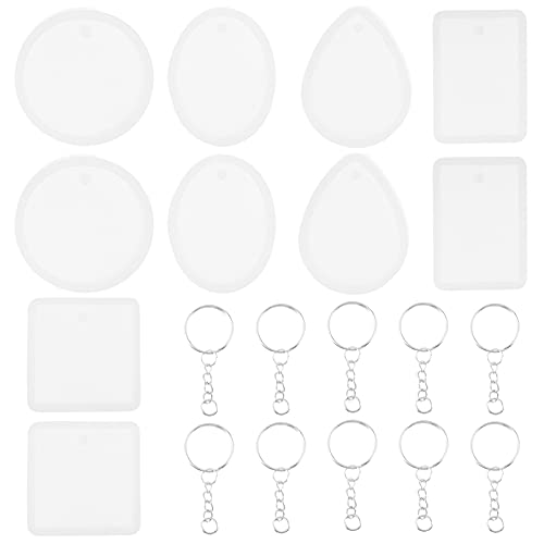 Housoutil 10 Stück Teiliges Set Silikonformen für Schlüsselanhänger und Charms für Diy Schmuckherstellung Langlebig und Sicher Kreative Designs für Anhänger und Ketten Housoutil 10 Stück Teiliges Set Silikonformen für Schlüsselanhänger und Charms für Diy Schmuckherstellung Langlebig und Sicher Kreative Designs für Anhänger und Ketten von Housoutil