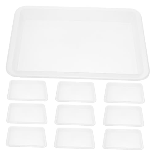 Housoutil 10 Stück Teiliges Stapelbarer Kunststoff Organizer Tabletts Rechteckige Flache Bastel und Serviertabletts Sichere Material Ablagetabletts für Kindergarten und Klassenzimmer Housoutil 10 Stück Teiliges Stapelbarer Kunststoff Organizer Tabletts Rechteckige Flache Bastel und Serviertabletts Sichere Material Ablagetabletts für Kindergarten und Klassenzimmer von Housoutil