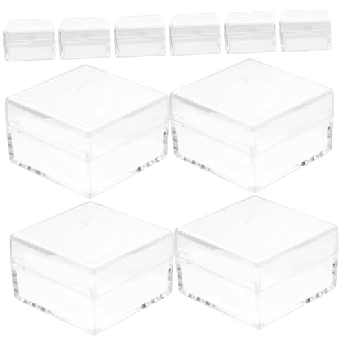 Housoutil 10 Stück Teiliges Transparente Stapelbare Aufbewahrungsboxen aus Robustem Quadratische Mini Specimen Display und Aufbewahrungsboxen Leicht zu Öffnen für Mineralien und Kleine Housoutil 10 Stück Teiliges Transparente Stapelbare Aufbewahrungsboxen aus Robustem Quadratische Mini Specimen Display und Aufbewahrungsboxen Leicht zu Öffnen für Mineralien und Kleine von Housoutil