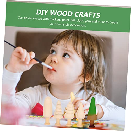 Housoutil 10 Stück Teiliges Unbehandelter Holzbaum Spielzeuge Kreative DIY Bemalung Leicht Sicher und Langlebig Kindgerecht für und Kinderzimmerdekoration Housoutil 10 Stück Teiliges Unbehandelter Holzbaum Spielzeuge Kreative DIY Bemalung Leicht Sicher und Langlebig Kindgerecht für und Kinderzimmerdekoration von Housoutil