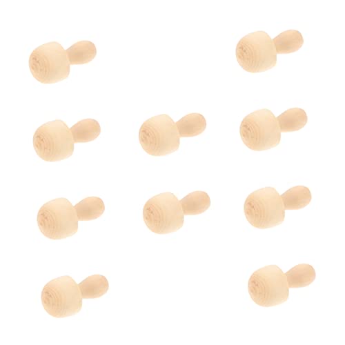 Housoutil 10 Stück Teiliges Unbemalter Holzpilz Dekorationen DIY Malspaß für Geruchsfreies Material Fördert Feinmotorik und Kreativität als Tischdeko und Bastelspielzeug Housoutil 10 Stück Teiliges Unbemalter Holzpilz Dekorationen DIY Malspaß für Geruchsfreies Material Fördert Feinmotorik und Kreativität als Tischdeko und Bastelspielzeug von Housoutil