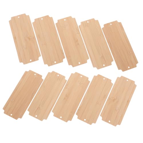 Housoutil 10 Stück Unbemalte Bambus Lesezeichen DIY Blanko Bambus Schnittflächen Rechteckige Bastelmaterialien für Kreative Handarbeiten und Dekorationen Housoutil 10 Stück Unbemalte Bambus Lesezeichen DIY Blanko Bambus Schnittflächen Rechteckige Bastelmaterialien für Kreative Handarbeiten und Dekorationen von Housoutil