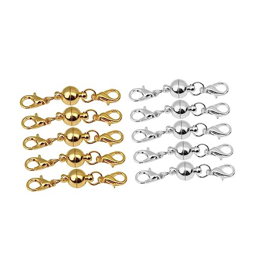 Housoutil 10 Stück Verbindungsstück Kettenverschluss für Schmuckherstellung Hochwertige Karabiner für Armbänder für Diy Projekte Housoutil 10 Stück Verbindungsstück Kettenverschluss für Schmuckherstellung Hochwertige Karabiner für Armbänder für Diy Projekte von Housoutil