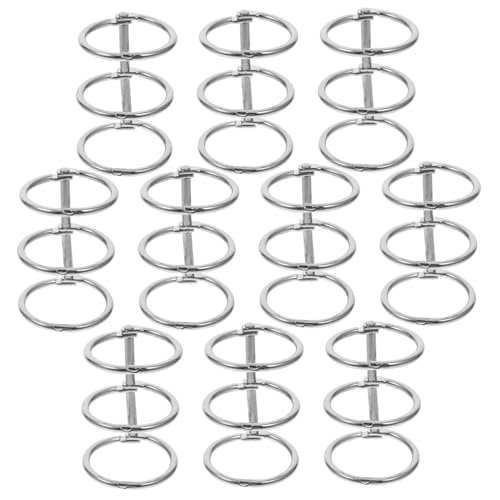 Housoutil 10 Stück kleine Binderinge Metall Ring Bücherringe Buchringe binden Clipringe für Papier Ringbuchklammern Mini-Binderringe ring metall Ringe für Karteikarten Ringclips Eisen Silber Housoutil 10 Stück kleine Binderinge Metall Ring Bücherringe Buchringe binden Clipringe für Papier Ringbuchklammern Mini-Binderringe ring metall Ringe für Karteikarten Ringclips Eisen Silber von Housoutil