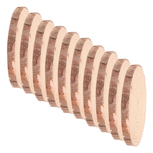 Housoutil 10 Stück runde Holzspäne hochzeit dekoration runde Holzornamente zum Basteln Holzornamente für das Kunsthandwerk natürliche Holzscheiben Holzrunden zum Basteln Kiefernholz Brown Housoutil 10 Stück runde Holzspäne hochzeit dekoration runde Holzornamente zum Basteln Holzornamente für das Kunsthandwerk natürliche Holzscheiben Holzrunden zum Basteln Kiefernholz Brown von Housoutil