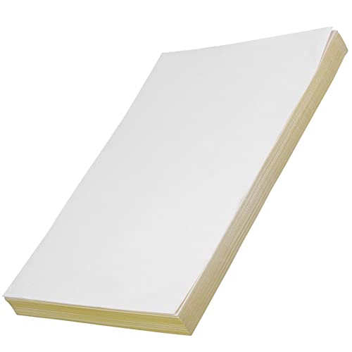 Housoutil 100 Blatt Druckerpapier Aufkleberpapier Für Drucker Etiketten Aufkleber Drucken Bedruckbares Aufkleberpapier Aufkleber Bedruckbares Papier Etikettenpapier Für Drucker Pvc Weiß von Housoutil