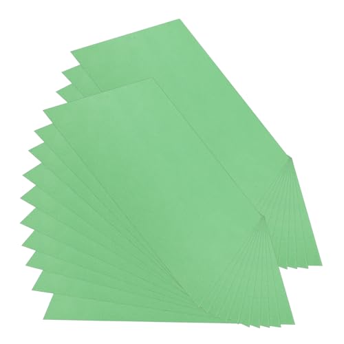 Housoutil 100 Blatt Farbdruckpapier druckerpapier Origami-Papier-Kit Quilling-Papier farbiges Origami-Papier Pastellpapier Papierhandwerk druckpapier masse Bastelpapier herstellen Green von Housoutil