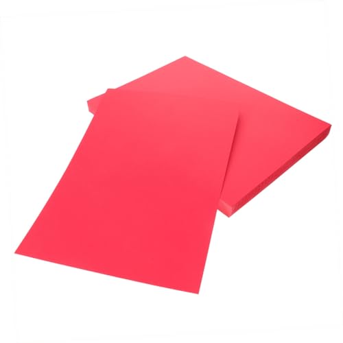 Housoutil 100 Blatt Kartonpapier für DIY Bastelprojekte Bastelpapier Verschiedenen Farben für Grußkarten Einladungskarten und Kunstwerke von Housoutil