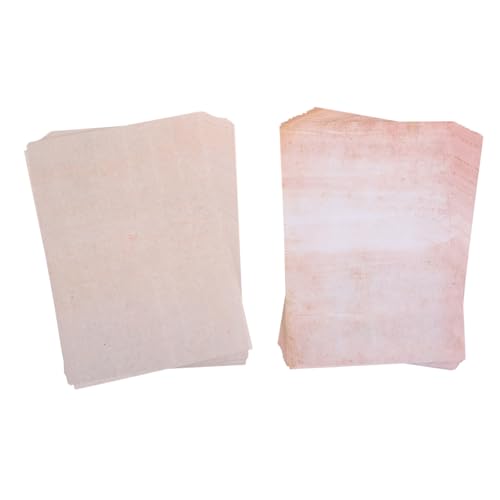 Housoutil 100 Blatt Retro Briefpapier Doppelseitiges Antikes Schreibpapier mit Dekorativem Rand für Scrapbooking Journaling und Kreative Bastelprojekte Housoutil 100 Blatt Retro Briefpapier Doppelseitiges Antikes Schreibpapier mit Dekorativem Rand für Scrapbooking Journaling und Kreative Bastelprojekte von Housoutil