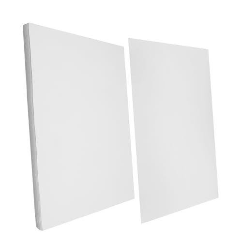 Housoutil 100 Blatt Selbstklebendes Etikettenpapier Aufkleber Aufkleberpapier Für Drucker Aufkleberetiketten Für Druckerdruckpapier Klares Bedruckbares Aufkleberpapier Kupferplatte von Housoutil