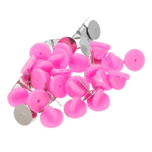 Housoutil 100 Satz Pin Backs mit Gummimaterial Flachem Kopf Rutschfest für DIY Schmuck Abzeichen Hut Anstecknadeln Ersatz für Broschen und Uniformen Housoutil 100 Satz Pin Backs mit Gummimaterial Flachem Kopf Rutschfest für DIY Schmuck Abzeichen Hut Anstecknadeln Ersatz für Broschen und Uniformen von Housoutil