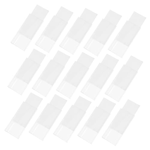 Housoutil 100 Sets Preisschildregal Supermarkt Etikettenhalter Kunststoff Drahtregal Etikettenhalter Preiskarten Schildhalter Preiskartenhalter Warenetikettenhalter Etikettenkartenhalter von Housoutil