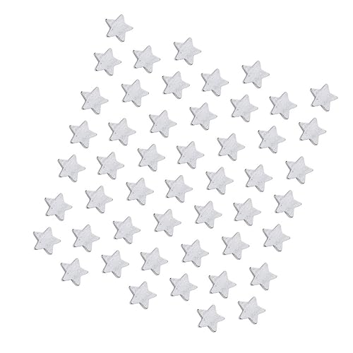 Housoutil 100 Stk. DIY Holzscheiben Sternform Silber Pädagogische Stern-Holzscheiben mit Loch Vielseitige Bastelmaterialien für Lernspielzeug Schmuckherstellungsset Umweltfreundlich und Housoutil 100 Stk. DIY Holzscheiben Sternform Silber Pädagogische Stern-Holzscheiben mit Loch Vielseitige Bastelmaterialien für Lernspielzeug Schmuckherstellungsset Umweltfreundlich und von Housoutil