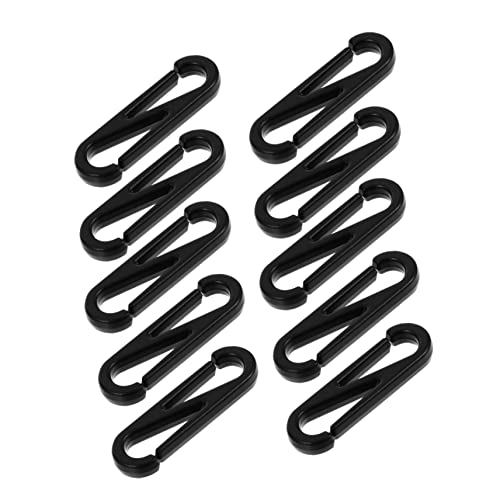 Housoutil 100 Stück 8-förmiger Haken Carabiner Clip hängend Hummerschere Handschuhe groß Handtuchhaken Haken für Kleiderbügel Lanyard-Clip s Haken Heavy Duty Plastik Black Housoutil 100 Stück 8-förmiger Haken Carabiner Clip hängend Hummerschere Handschuhe groß Handtuchhaken Haken für Kleiderbügel Lanyard-Clip s Haken Heavy Duty Plastik Black von Housoutil