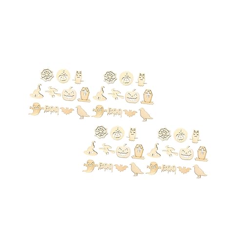 Housoutil 100 Stück Diy Holzscheiben Unfertige Holzschnittmuster für Halloween Dekoration Malerei und Basteln Kreative Kürbis Geist und Designs für Partys und Heimdekoration Housoutil 100 Stück Diy Holzscheiben Unfertige Holzschnittmuster für Halloween Dekoration Malerei und Basteln Kreative Kürbis Geist und Designs für Partys und Heimdekoration von Housoutil